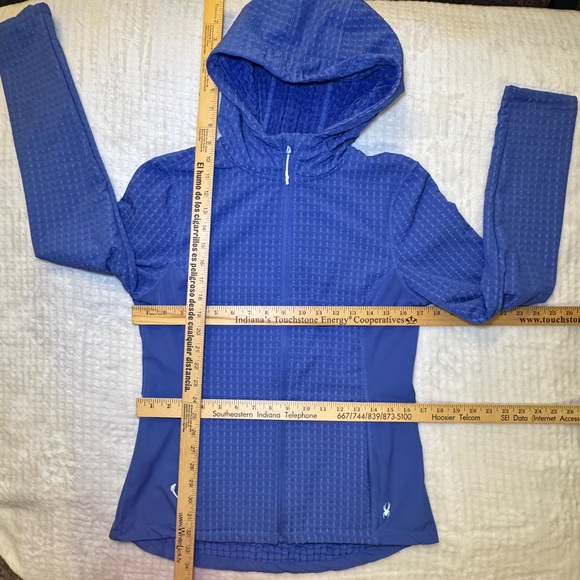 Spyder‎ Full Zip Up Hooded Fleece Jacket Coat Hoodie Size Small - Picture 4 of 10